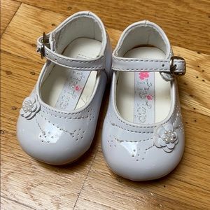 White baby shoes - for baptisms, formal occasions